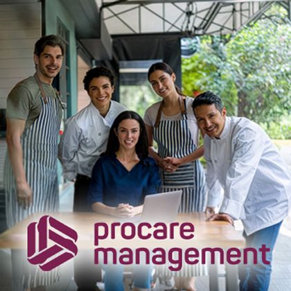 Personengruppe und procare management Logo